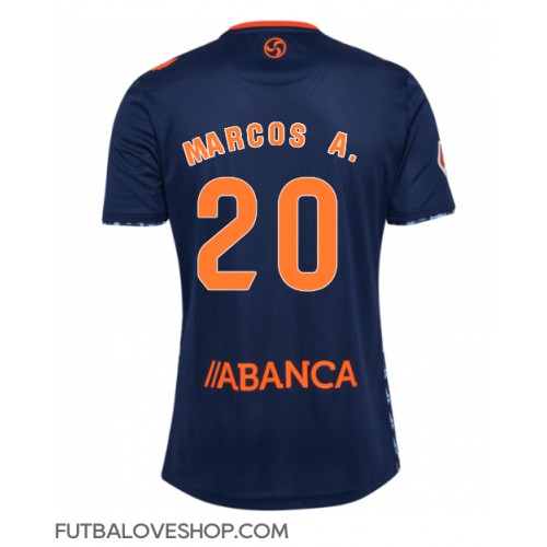 Dres Celta Vigo Marcos Alonso #20 Preč 2024-25 Krátky Rukáv